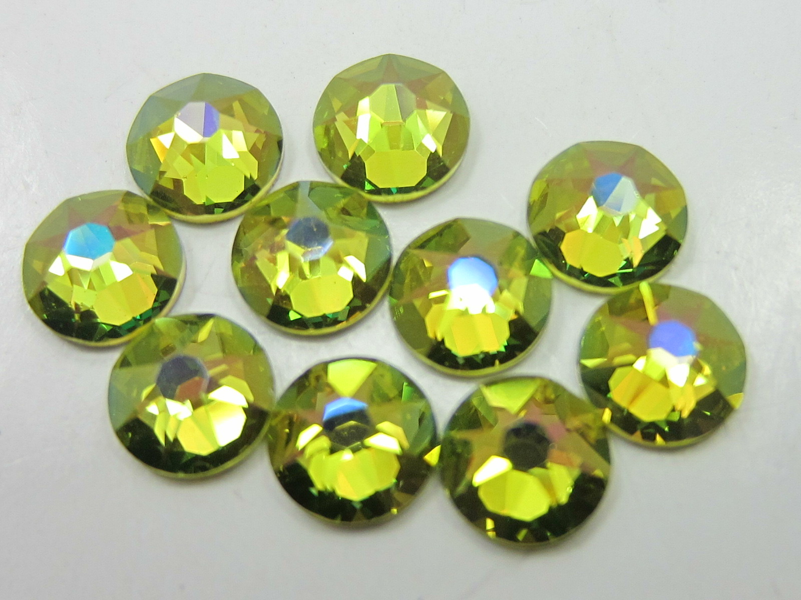 72 pcs. 20ss CITRINE CELADON FLATBACK European Rhinestones